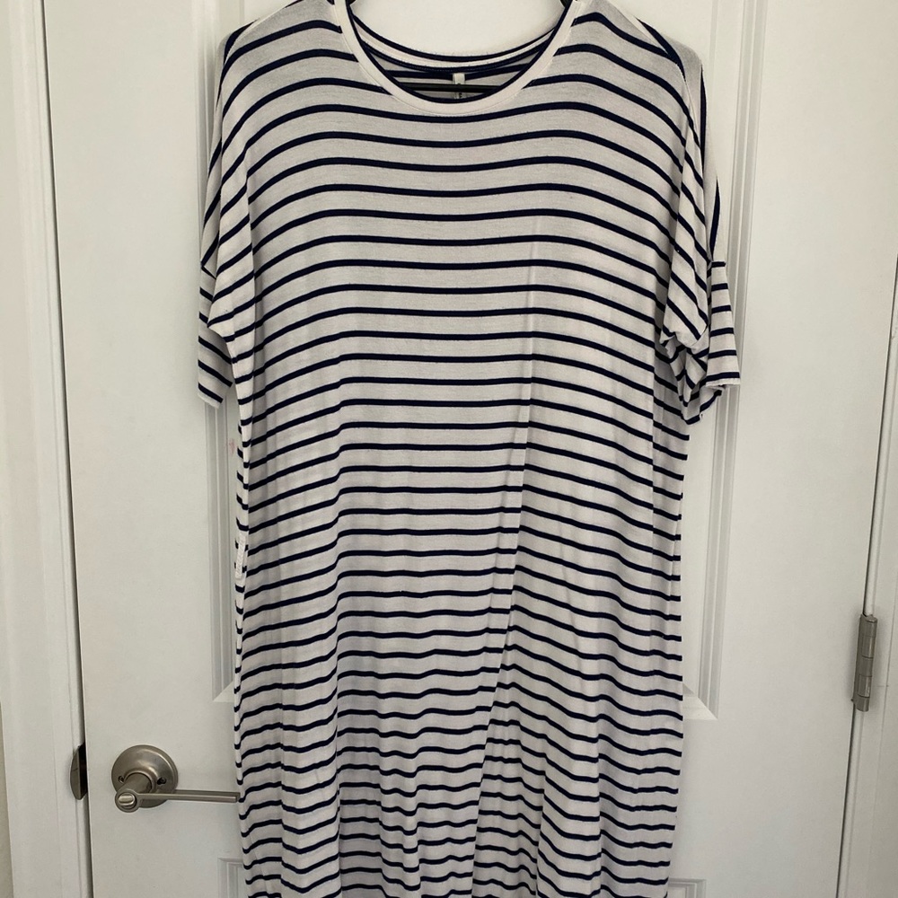 Striped T-shirt dress